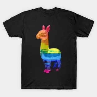 Rainbow Llama T-Shirt